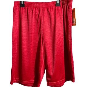 New! Girls Red Champion Athletic Shorts Size XL
